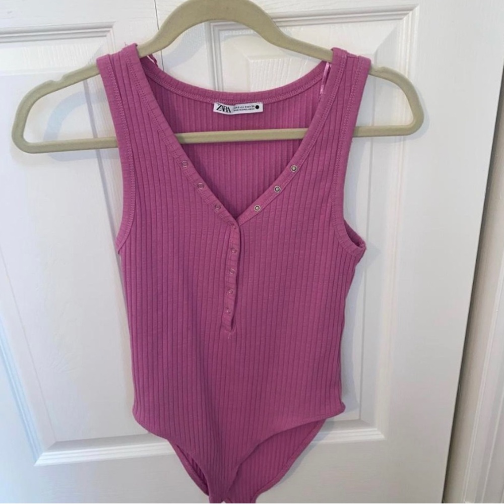 Zara pink bodysuit